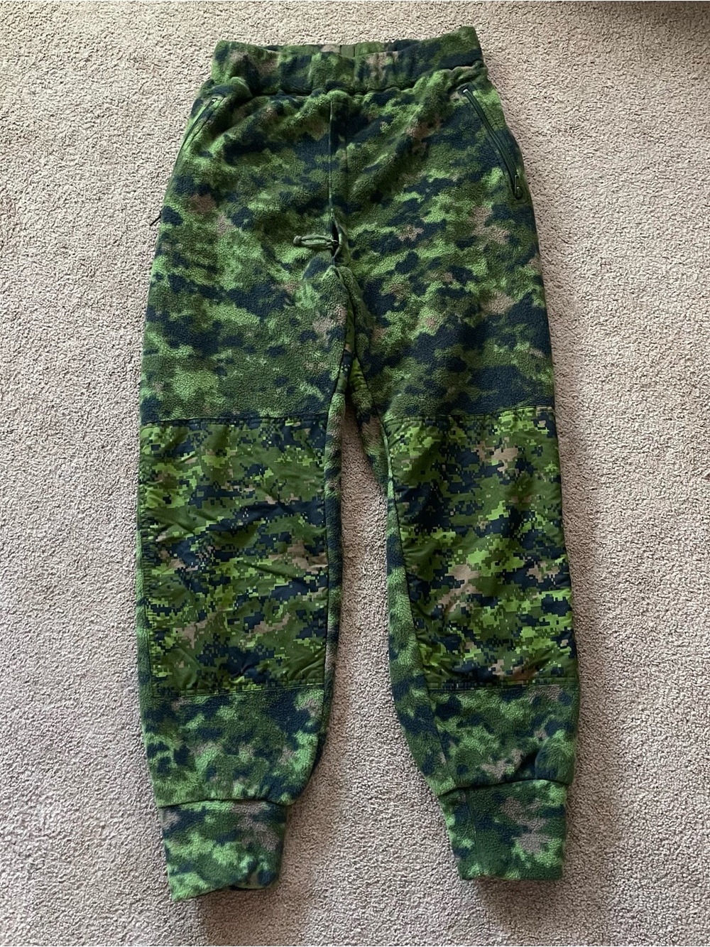 Original Canadian Army Cadpat TW Winter Fleece Sweatpant Ice Combat Pants 7334